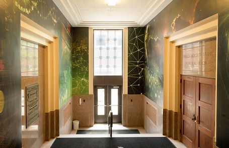Physics building entrance